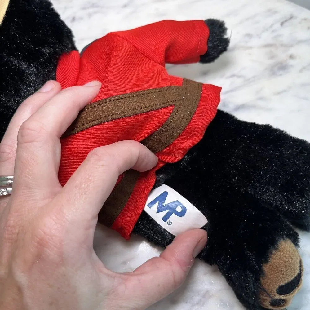 RCMP Canadian Police Teddy Bear Mounted Sergeant Plush Brand Vintage Wilson 10